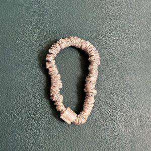 New Slip Silk Scrunchie with crystals never used